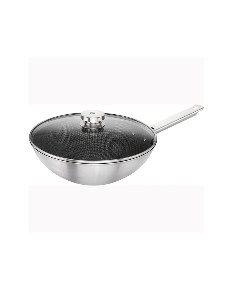 Zwilling Wok con coperchio d. 30