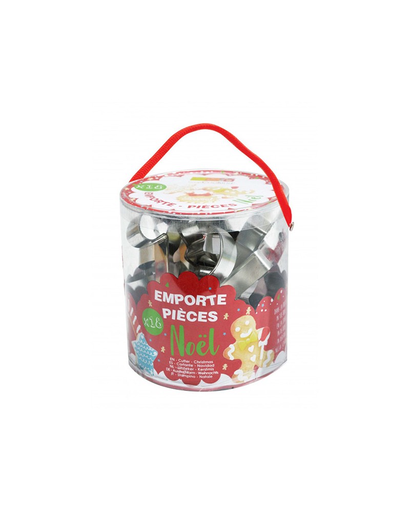 Scrapcooking Set 18 tagliabiscotti tema natalizio