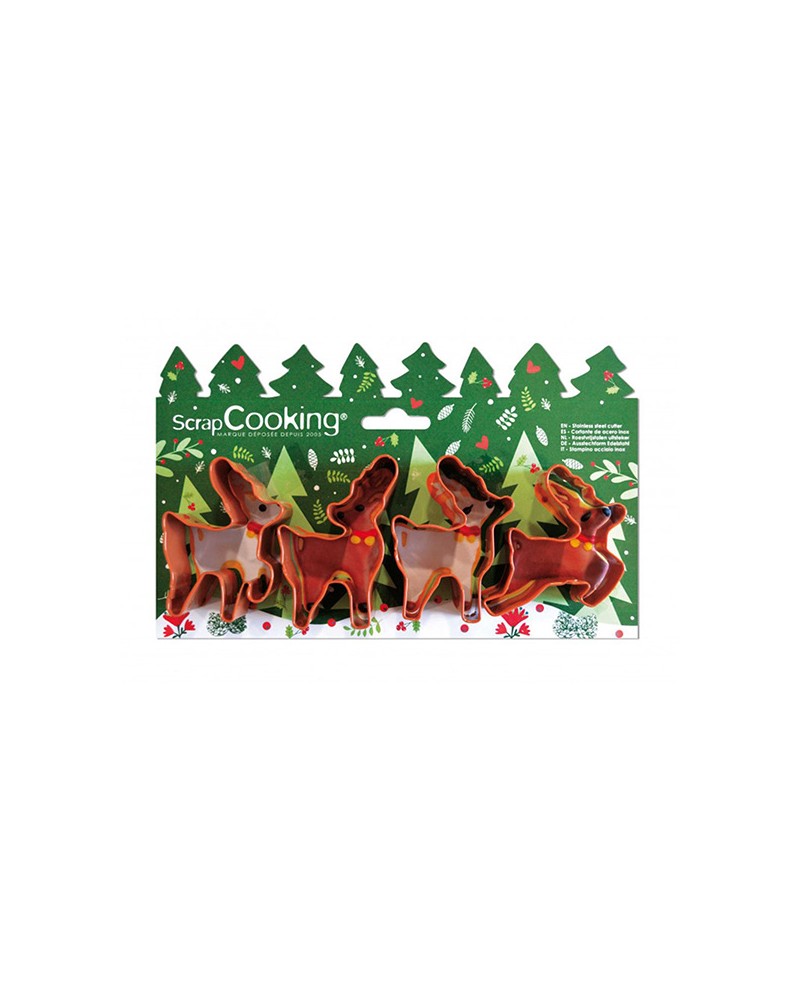 Scrapcooking Tagliabiscotti renne