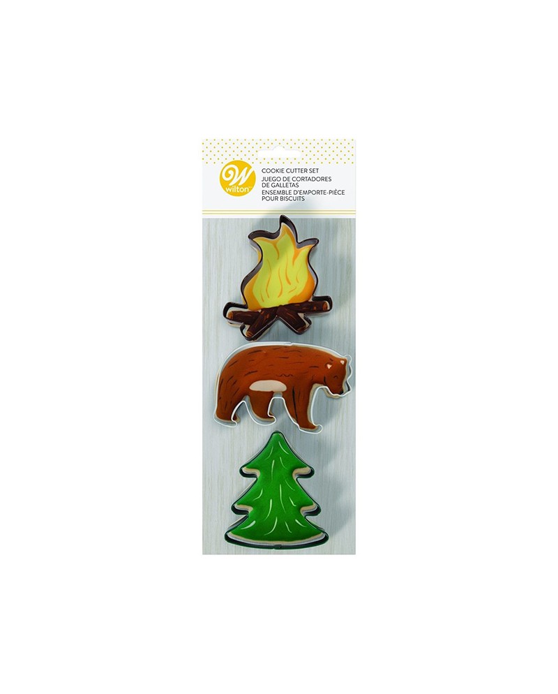 Wilton Tagliabiscotti fuoco orso e albero