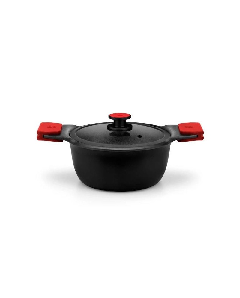 Casseruola BRA Foodie – Diametro 16 Cm, Alluminio Pressofuso, Rivestimento Antiaderente Teflon Profile, Adatta A Induzione