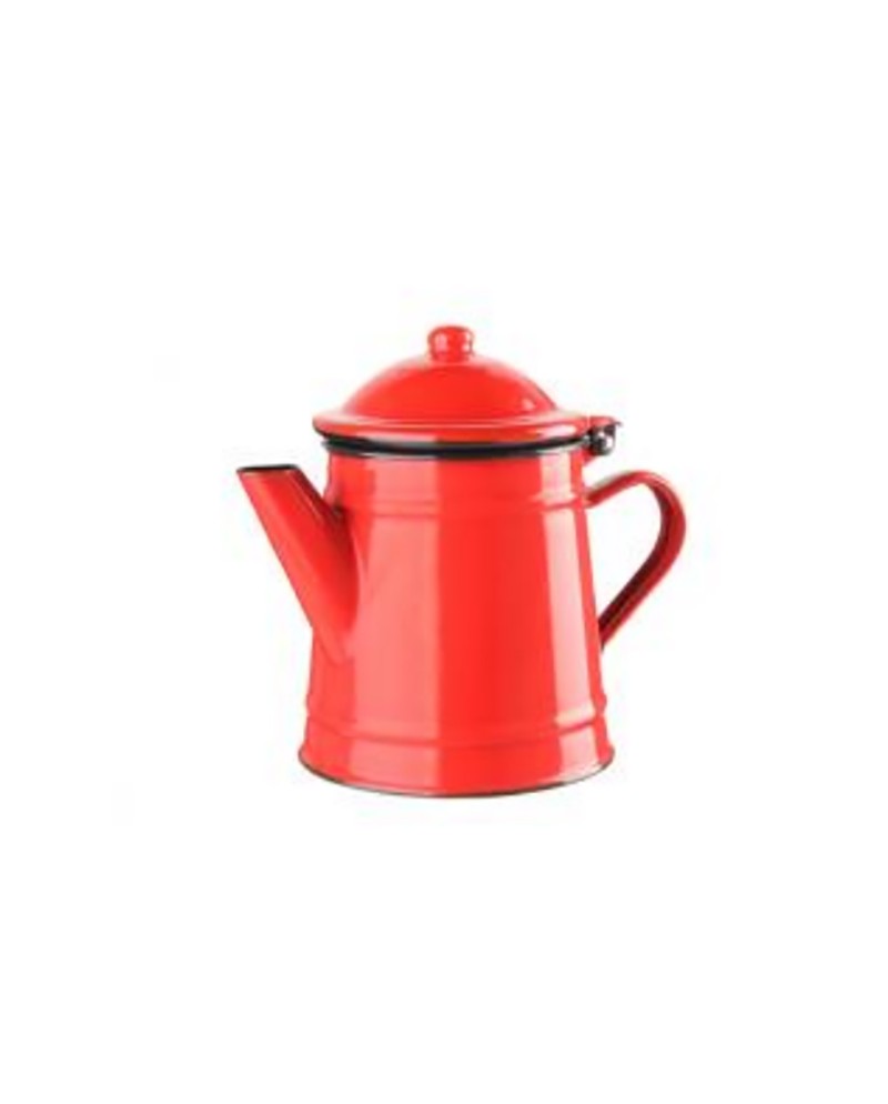 Eva Caffettiera smaltato rosso d. 11