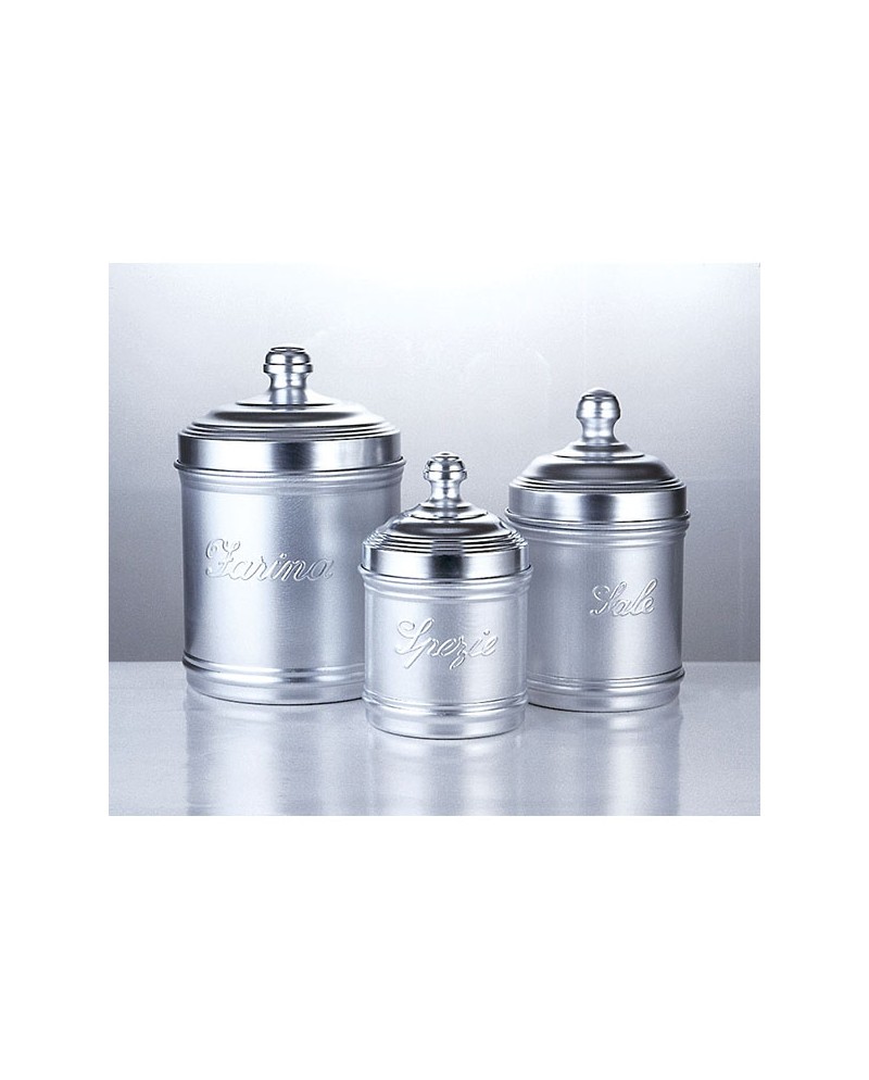 Ottinetti Contenitore alluminio opaco sale fino