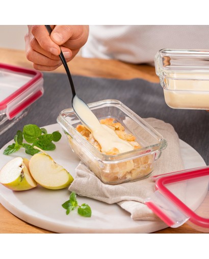 Emsa Clip & Close vetro contenitore salvafreschezza rettangolare 3 l