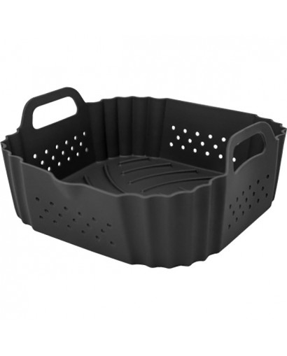 Nerthus Cestello per friggitrice ad aria in silicone perforato