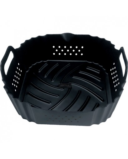 Nerthus Cestello per friggitrice ad aria in silicone perforato