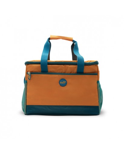 WD Premium Cooler borsa termica arancio/petrolio 25 l