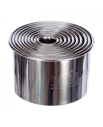 Birkmann Set tagliabiscotti tondi