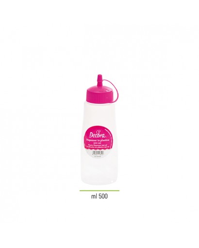 Decora Dispenser con tappo fucsia 500 ml