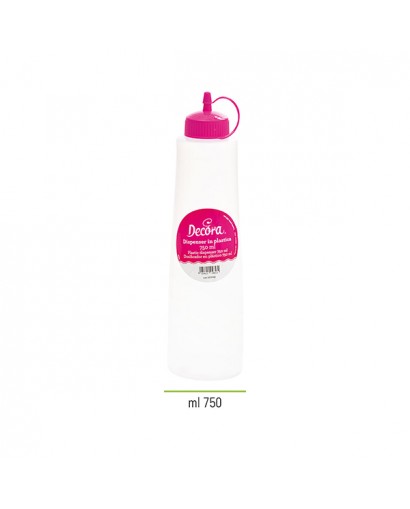 Decora Dispenser con tappo fucsia 750 ml