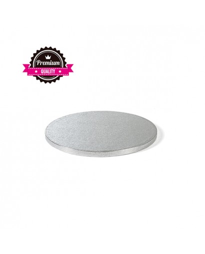 Decora Sottotorta tondo argento d. 26