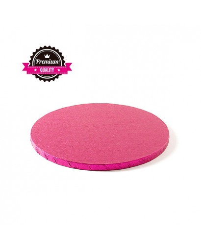 Decora Sottotorta tondo fucsia d. 25