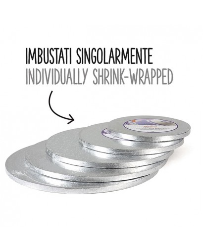 Decora Sottotorta tondo argento d. 18