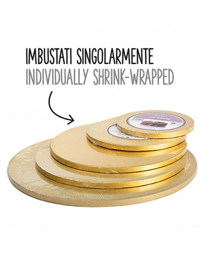 Decora Sottotorta tondo oro d. 26