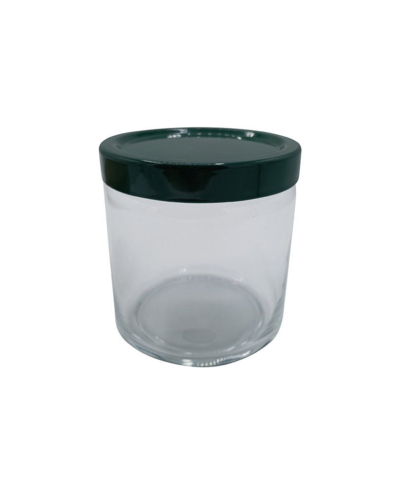 Ottinetti Contenitore vetro coperchio verde 0,75 l