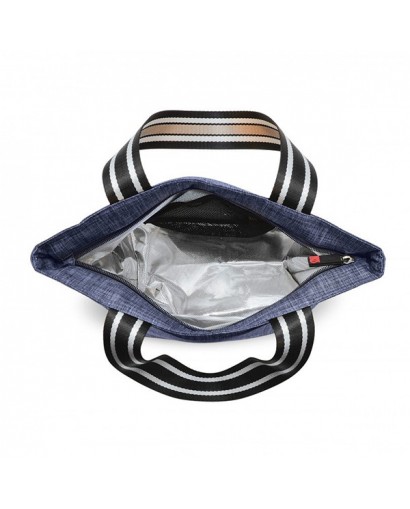 Iris Borsa termica blu marmorizzato 3,7 l