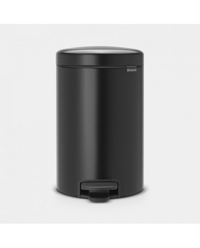 Brabantia Newicon pattumiera a pedale 12 l acciaio nero