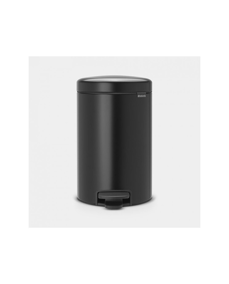 Brabantia Newicon pattumiera a pedale 12 l acciaio nero