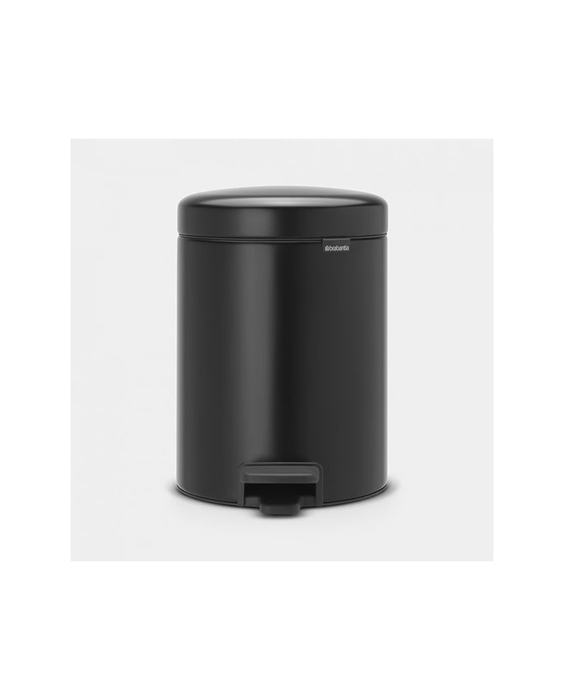 Brabantia Newicon pattumiera a pedale 3 l acciaio nero