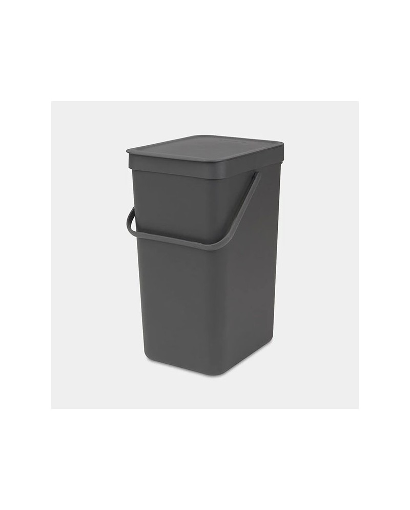 Brabantia Sort & Go pattumiera 25 l plastica grigio scuro