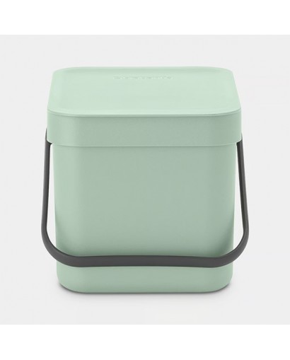 Brabantia Sort & Go pattumiera 6 l plastica verde giada