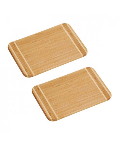 Kesper 2 taglieri bambù 23 x 15 x 1 cm