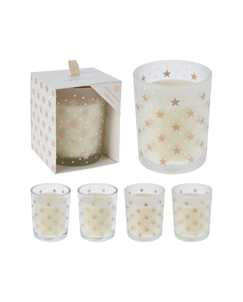 Koopman Candela con vaso natalizia