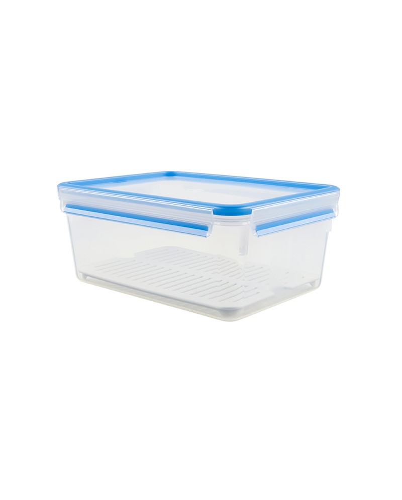 Emsa Clip & Close contenitore rettangolare con griglia 3,7 l