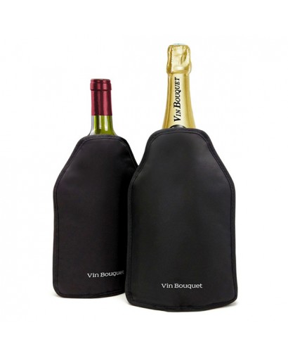 Vin Bouquet Borsa refrigerante per bottiglie nera