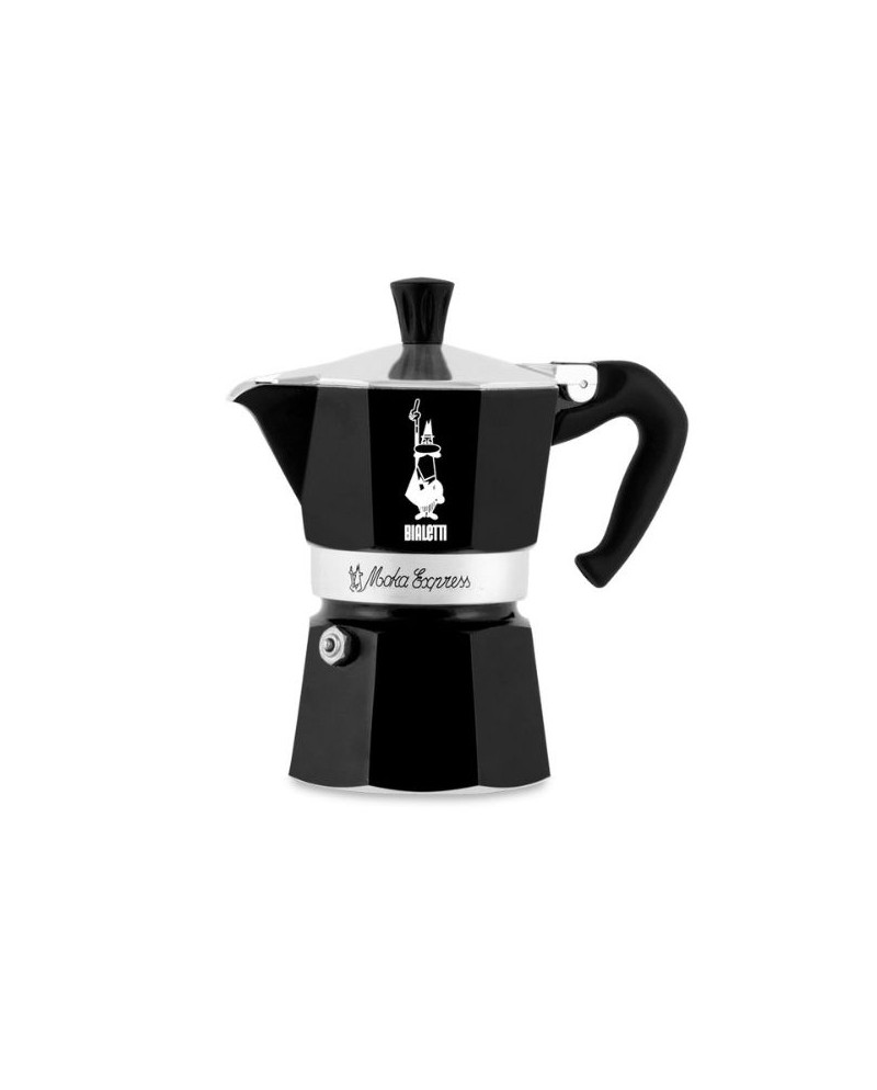 Bialetti Moka express caffettiera nera 3 tazze