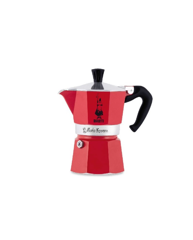 Bialetti Moka express caffettiera rossa 1 tazza