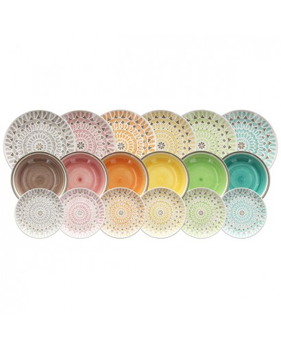 Tognana Cape Town servizio tavola 18 pezzi