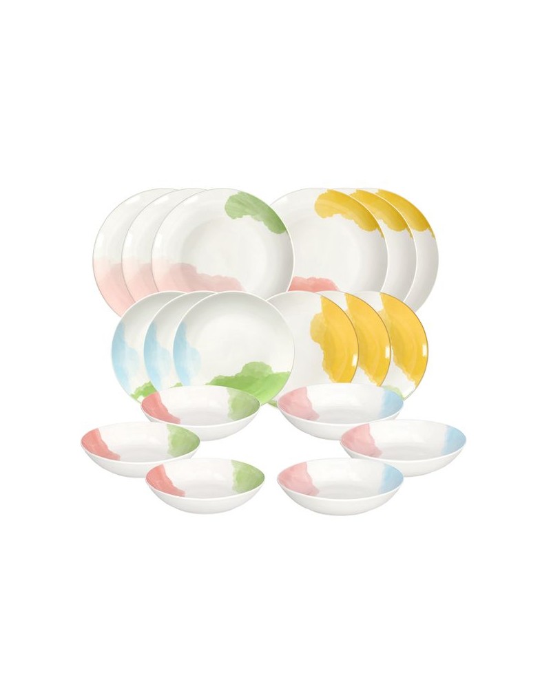 Tognana Madison aquerello servizio tavola 18 pezzi