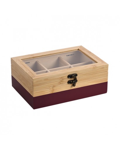 Kesper Scatola porta tè rosso