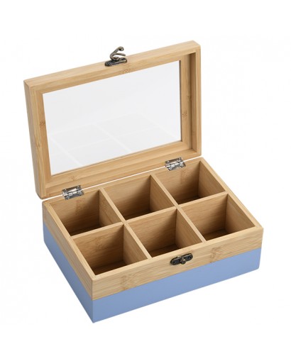 Kesper Scatola porta tè blu