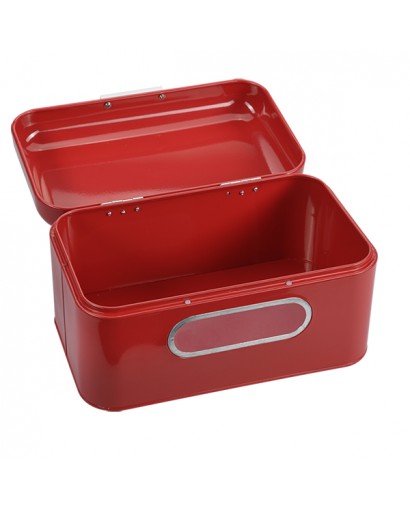 Kesper Portapane metallo rosso