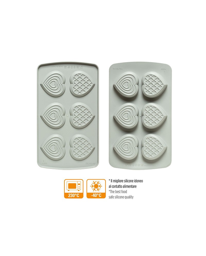 Decora Stampo in silicone duo cuore