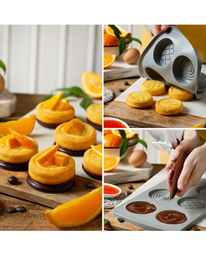 Decora Stampo in silicone duo tondo