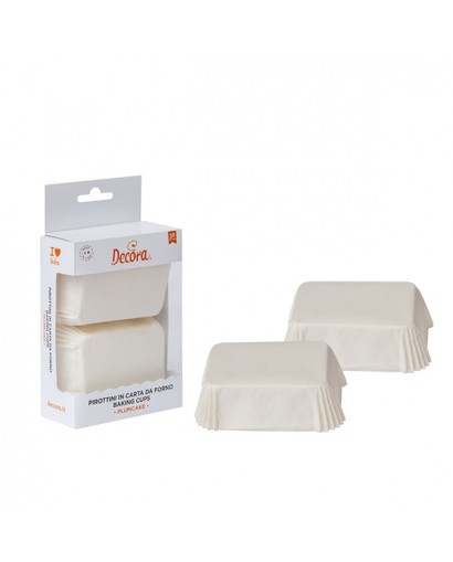 Decora Pirottini plumcake bianco