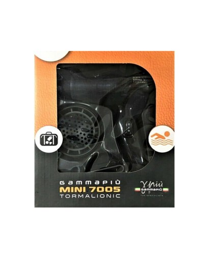 Gammapiù Mini 7005 asciugacapelli tormalionic nero