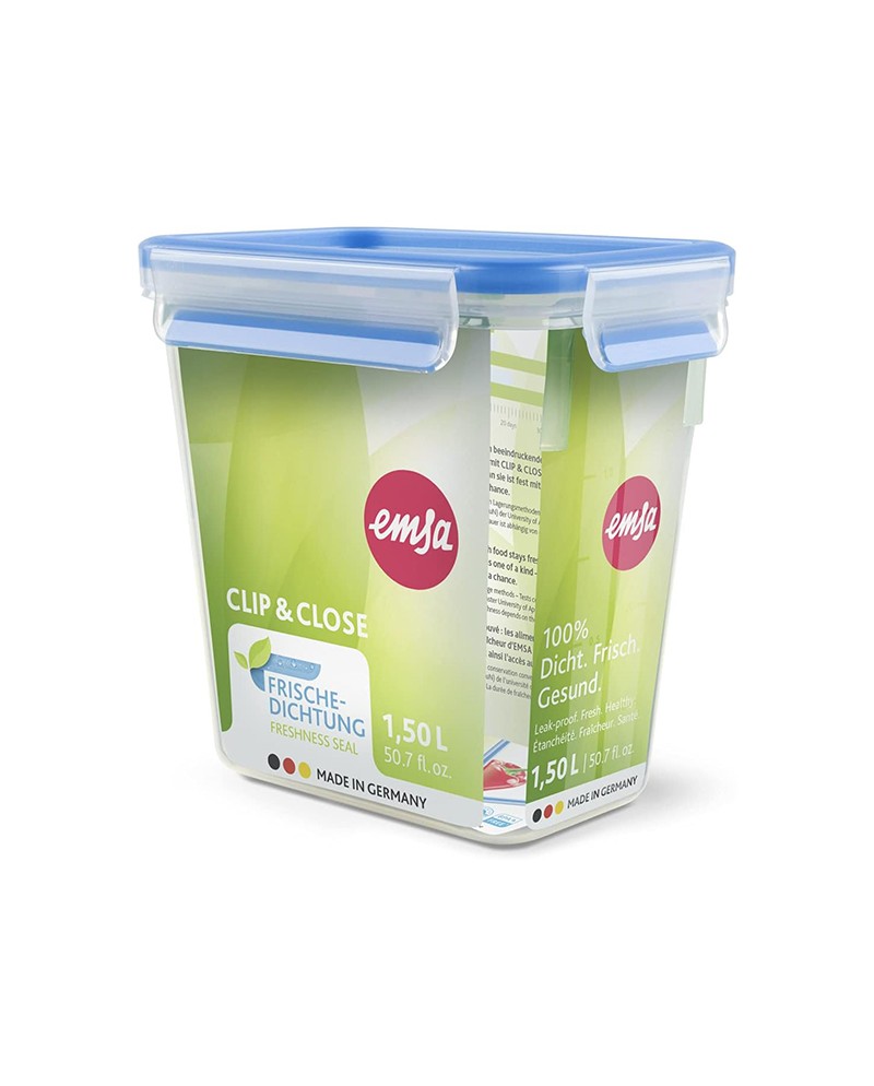 Emsa Clip & Close contenitore rettangolare alto 1,50 l