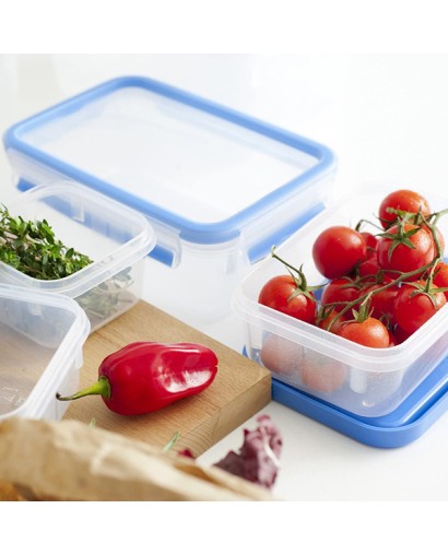 Emsa Clip & Close contenitore quadrato 1,30 l