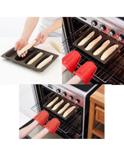 Lekué Stampo mini baguette