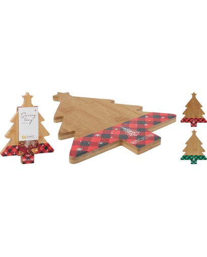 Koopman Set 2 taglieri albero di natale con decoro finale