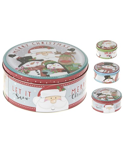 Koopman Set 3 scatole natalizie