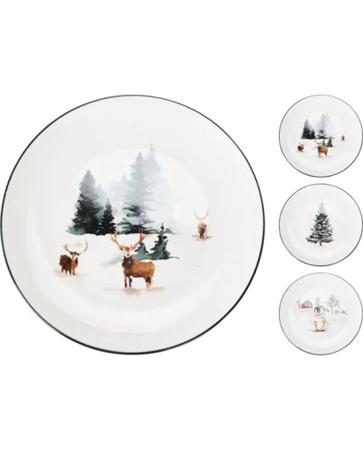 Koopman Piatto piano paesaggio di natale