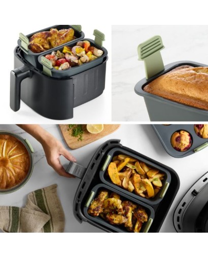 Lekué Cestello rettangolare friggitrice ad aria