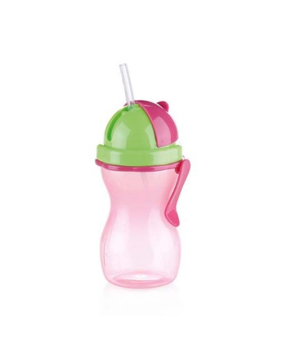 Tescoma Bambini borraccia con cannuccia 300 ml rosa