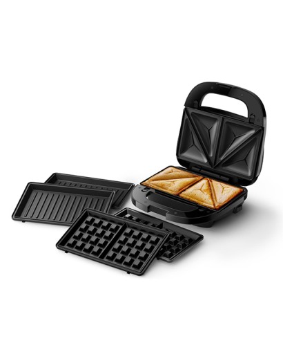 Philips HD2350 Tostiera con 3 piastre interscambiabili