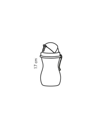Tescoma Bambini borraccia con cannuccia 300 ml  blu